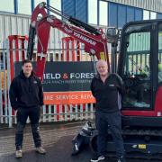 Field and Forest's Tom Brown and Yanmar's Harry Denholm