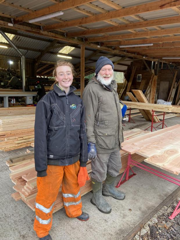Forestry Journal: William Dobie and his daughter Ellinor.