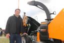 Först’s commercial director, Doug Ghinn, with the firm's new chipper.