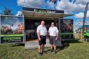 ATVTrac exhibited at APF for the first time, with Bill Taylor and Rupert Archer-Smith on the stand