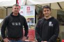 Andy MacPherson and Andy Bakere on the DART stand at the ARB Show 2023