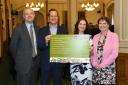 Jerome Mayhew MP, Confor’s Stuart Goodall, Forestry Minister Trudy Harrison, and Selaine Saxby MP.