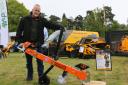 Patrick Watts shows off the Terminator Pro 500 on Predator's ARB Show stand