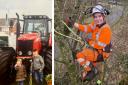 Tree surgeon Amelia was inspired by her time on her grandparents' farm