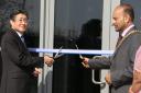 The Consulate General of Japan and the Mayor of Carlisle cut the ribbon on the new facility