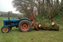 The Fordson Major helping to clear up a windblown oak