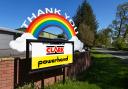 Clark engineers a rainbow of thanks