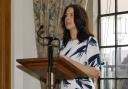 Trudy Harrison addresses guests at the recent APPGF