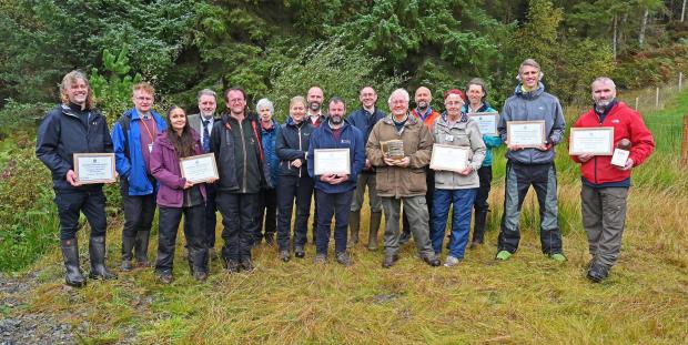 Forestry Journal: Three separate awards presentations were held at Shane's Castle, Northern Ireland, Glanusk Eststa in South Wales and Gwydyr Forest in North Wales.