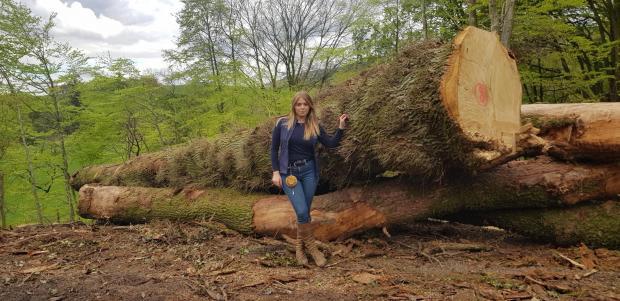Forestry Journal: As a timber buyer, Laura got her start with oak and, in the process, developed a real passion for hardwood.