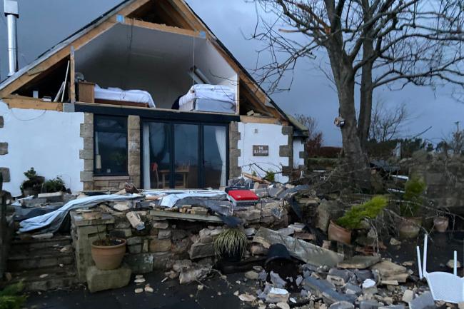 The storms caused massive damage across the UK