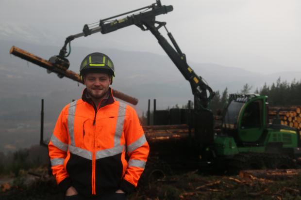 Forestry Journal: Gavin Robertson, of Walton Logging, passed on his expertise to budding forestry recruits 