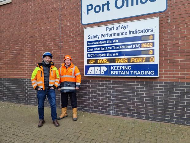 Forestry Journal: Neil Stoddart and Iain Hay of ABP Port of Ayr.