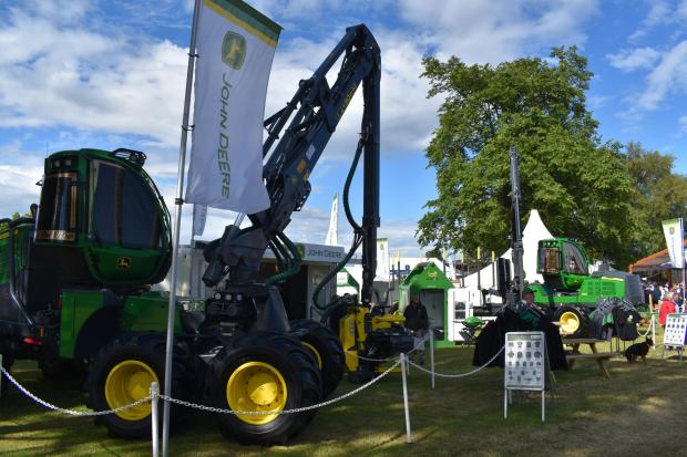 Forestry Journal: Big machinery brought the crowds to the John Deere stand.