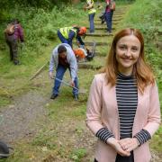 Community woodland work praised at Castlemilk