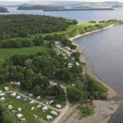 The Cashel campsite on Loch Lomond