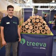 Treeva’s Robin Geiger detailed the product, which launched on the first day of the exhibition.