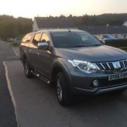 The Mitsubishi L200 Warrior was stolen from a site while its owner was working