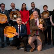 2023's winners included the first-ever Professional Forester of the Year, Jonathan Calllis, front left
