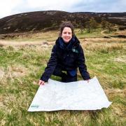 Mairi Gougeon, cabinet secretary for rural affairs, visited the Glen Dye Moor Project in Aberdeenshire