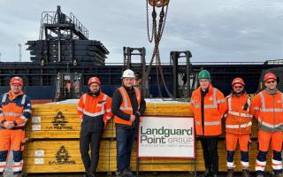 Representatives from both ABP and Landguard at the official announcement of the deal