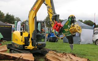 The Confor Woodland Show 2023 provided the chance to see machinery in action