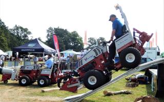 Excellent exposure for Ventrac at the Game Fair